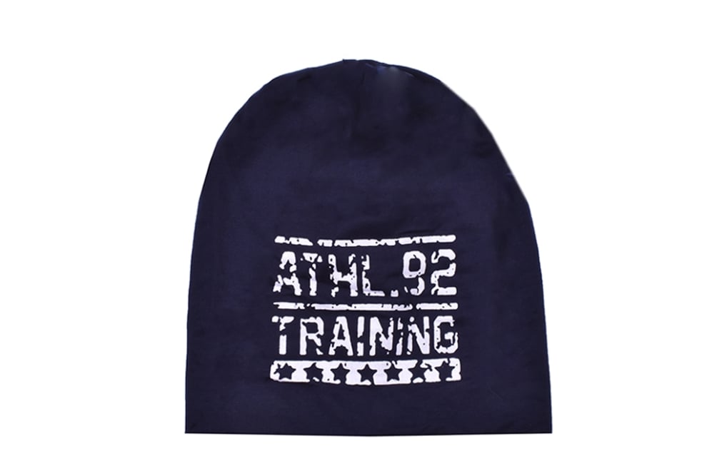 Детска зимна шапка, син цвят