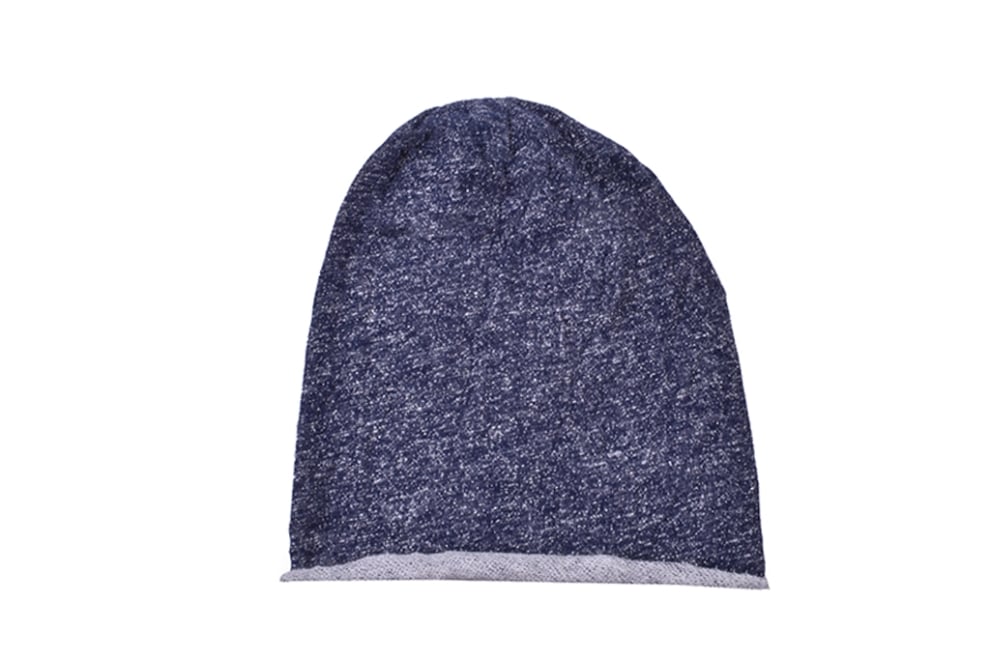 Детска шапка момиче, син цвят