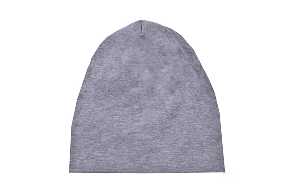 Детска шапка момиче, сив цвят