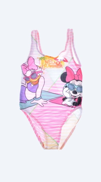 Детски бански момиче - Mickey Mouse, розов цвят