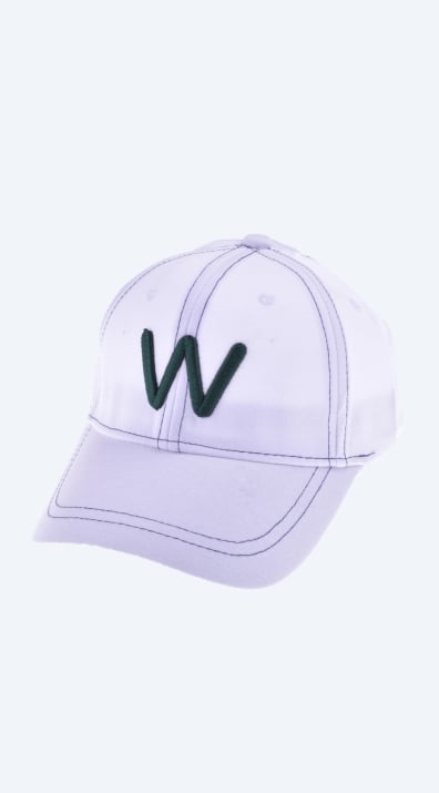 Детска шапка момче, бял цвят