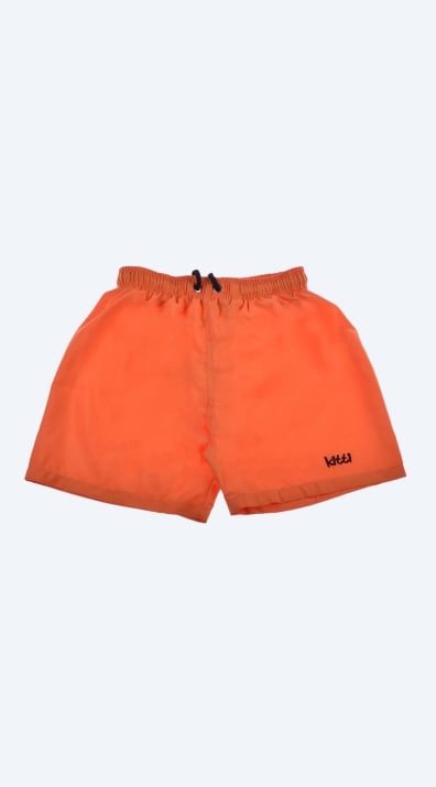 Детски бански за момче,оранжев цвят