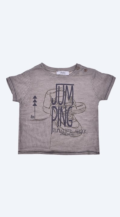 Детска тениска за момче,зелен цвят