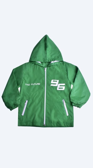 Детско яке момче, зелен цвят