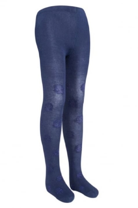 Детски чорапогащник момиче, тъмно син цвят