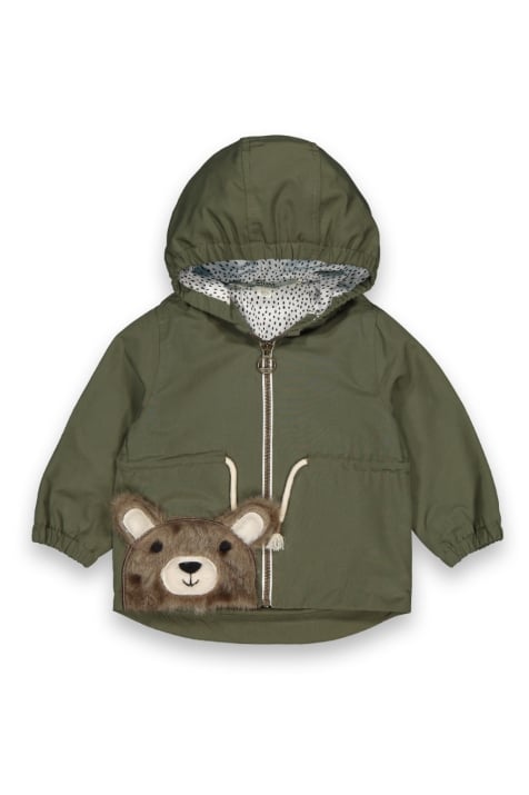 Детско яке момче, зелен цвят