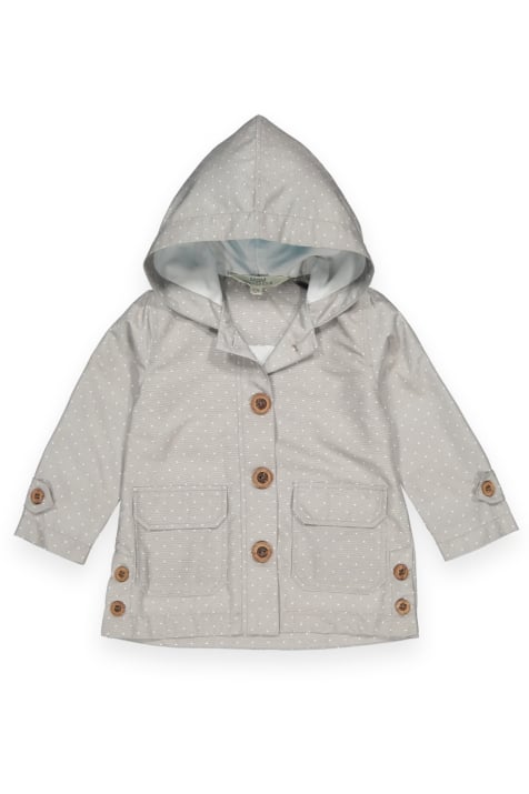 Детско яке моммиче, сив цвят