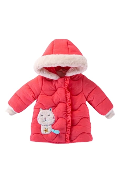 Детско яке момиче, розов цвят