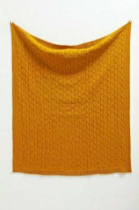 Бебешко одеяло , цвят горчица