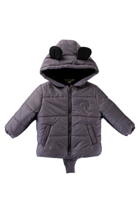 Детско яке момче, тъмно сив цвят