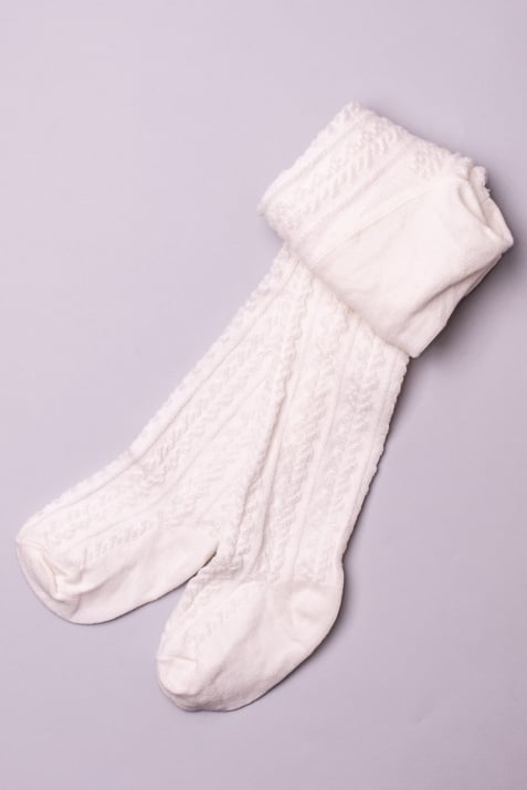 Бебешки чорапогащник, цвят екрю