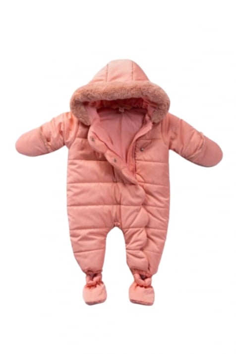 Детски космонавт момиче, светло розов цвят