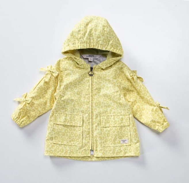 Детско яке момиче, жълт цвят
