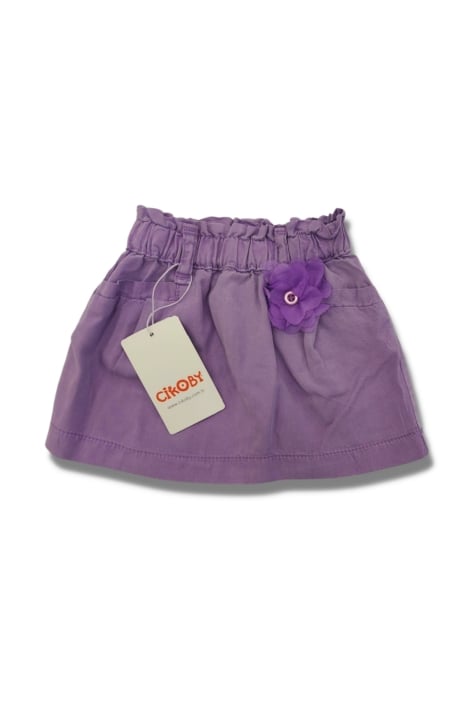 Детска пола, лилав цвят