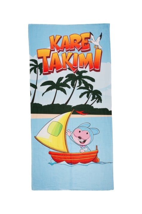 Детска плажна хавлия, шарен цвят