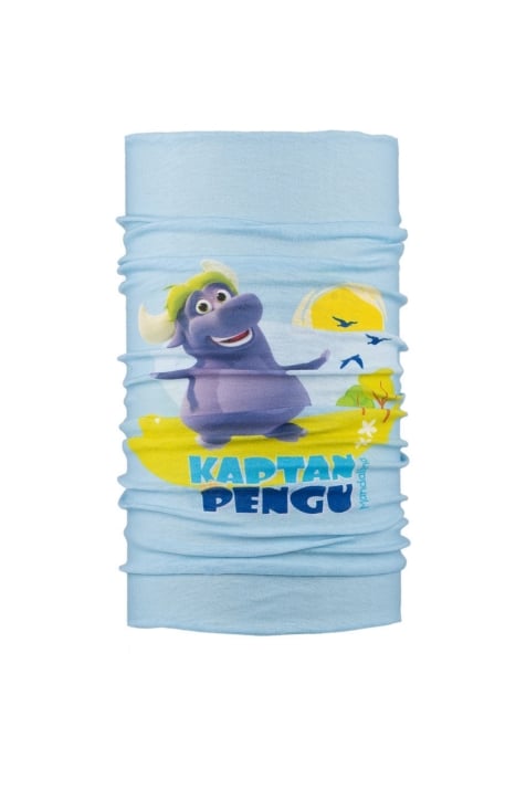 Детска плажна кърпа за глава момче,светло син цвят