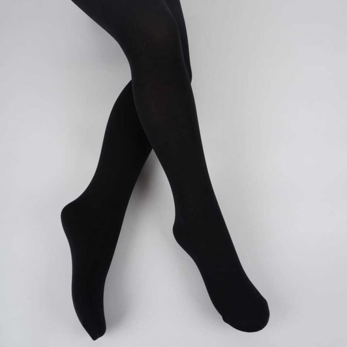 Детски чорапогащник момиче, черен цвят