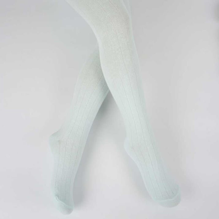 Детски чорапогащник момиче, цвят тюркоаз