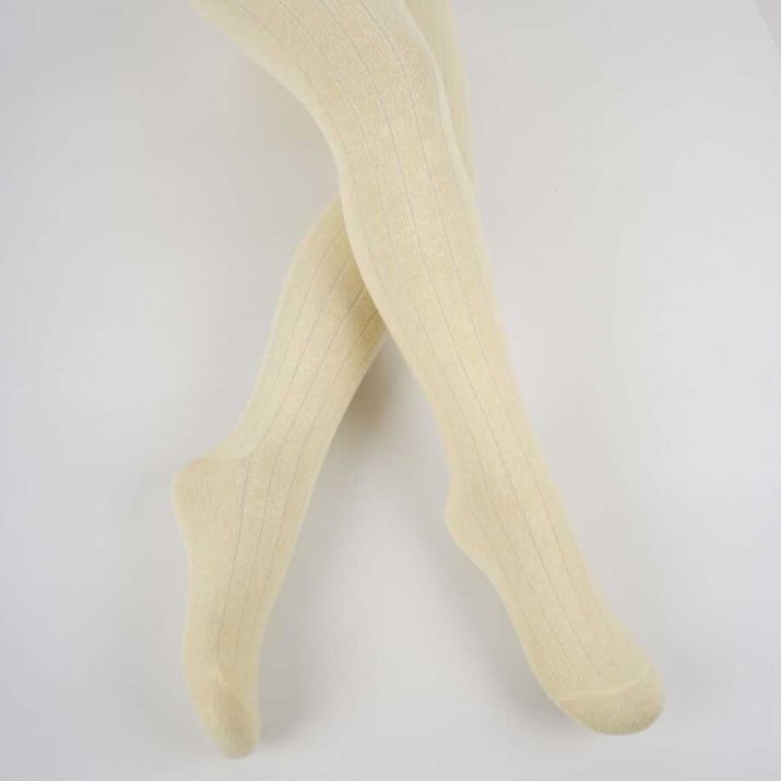 Детски чорапогащник момиче, жълт цвят