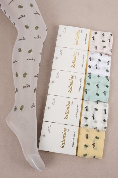 Детски чорапогащник момиче 5 броя, микс