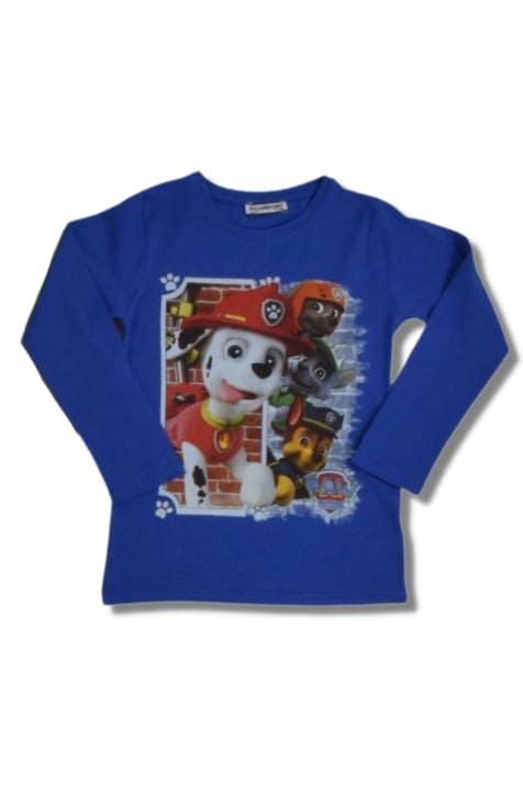 Детска блуза момче дълъг ръкав Paw Patrol,син цвят