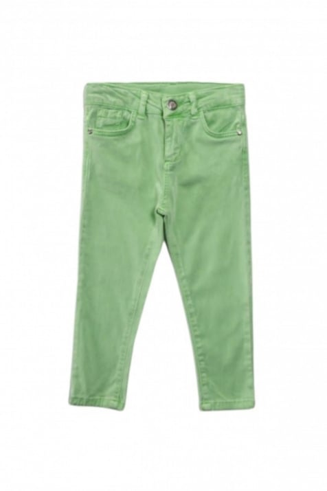 Детски панталон за момиче, зелен цвят