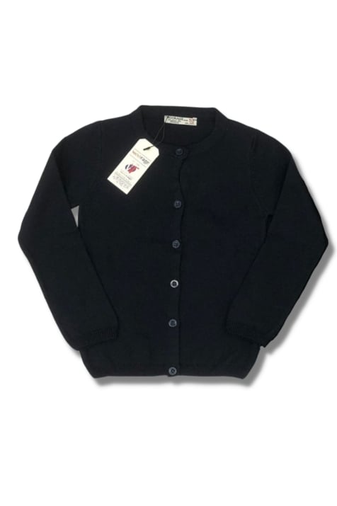 Детска жилетка момиче, черен цвят