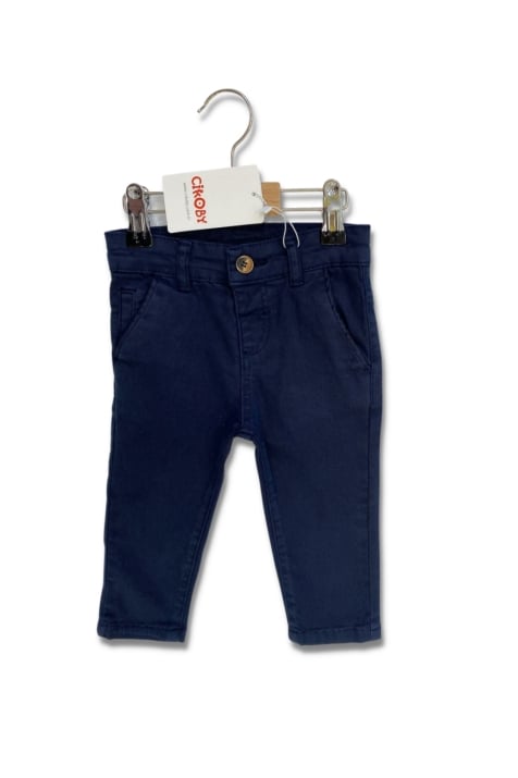 Бебешки панталон момче, тъмно син цвят