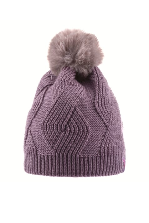 Детска шапка момиче, лилав цвят