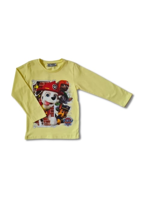 Детска блуза момче дълъг ръкав Paw Patrol,жълт цвят