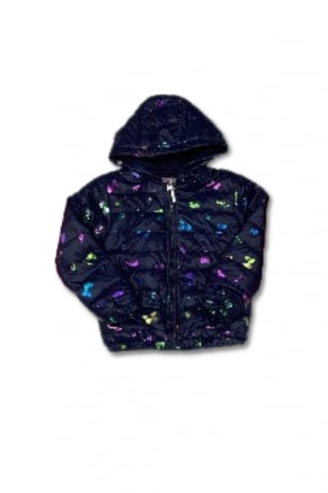 Детско яке момиче, син цвят