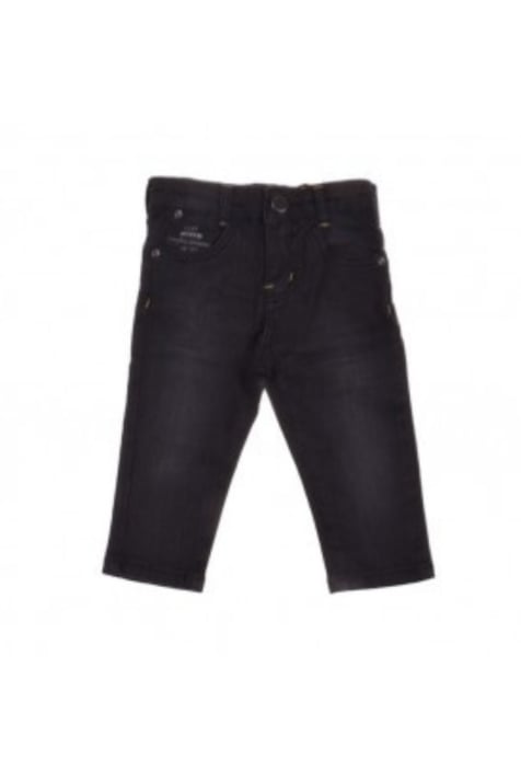 Бебешки дънки момче, черен цвят