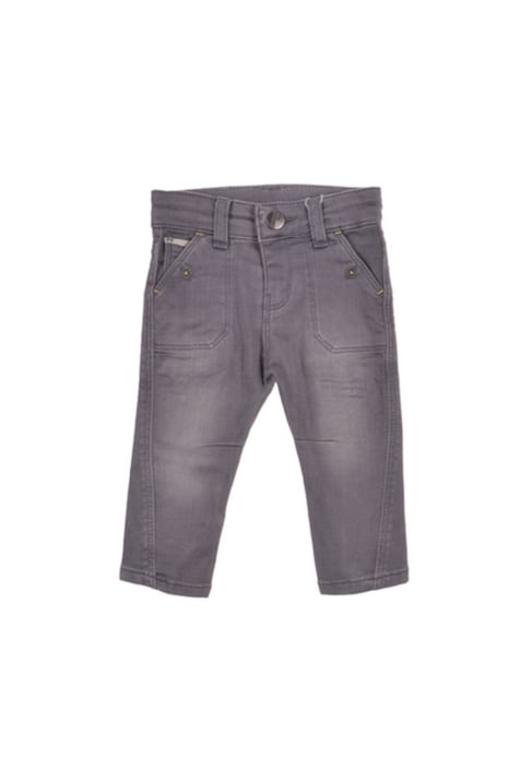 Бебешки дънки момче, сив цвят