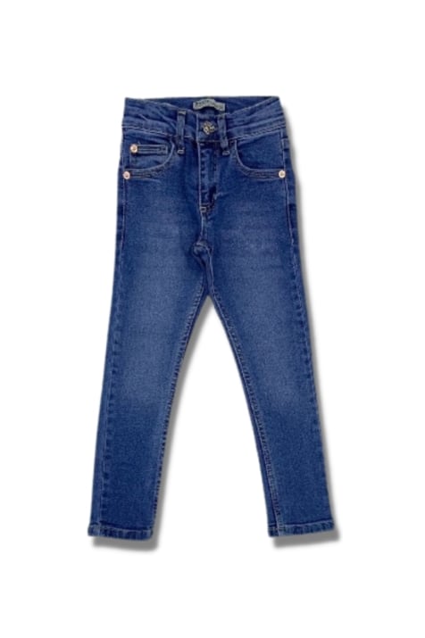 Детски дънки момиче , син цвят