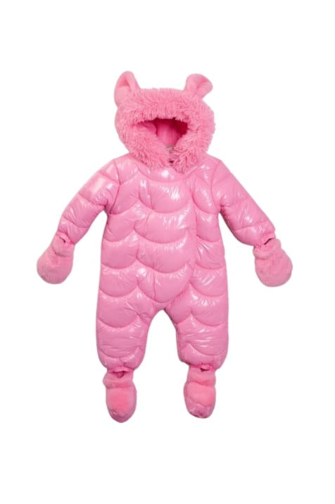 Детски космонавт момиче, розов цвят