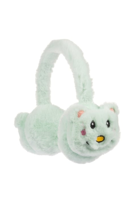 Детски ушанки момиче, зелен цвят