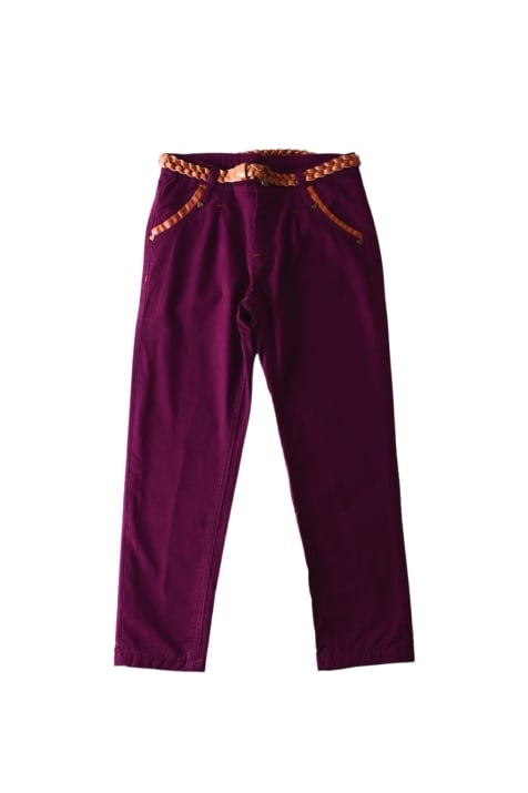 Детски панталон за момиче, лилав цвят