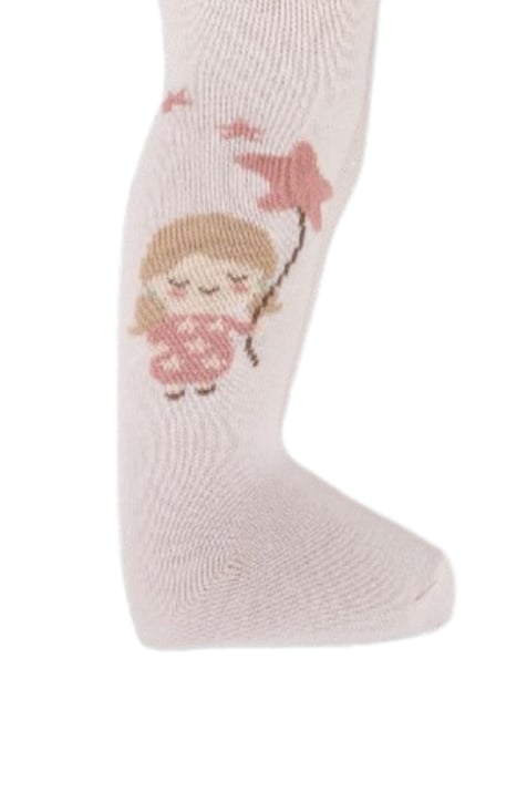 Бебешки чорапогащник момиче, розов цвят