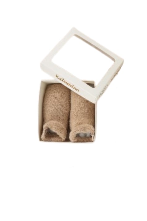 Бебешки чорапи момче, бежов цвят