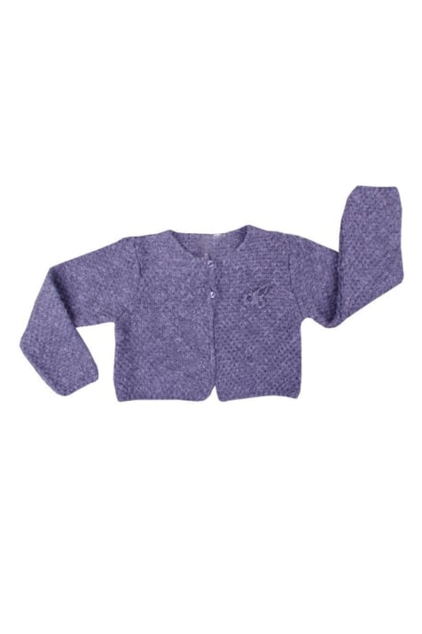 Детска жилетка за момиче, сив цвят