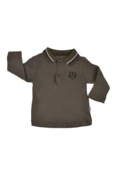 Бебешка блуза момче с дълъг ръкав,зелен цвят