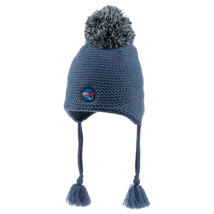 Детска шапка за момче,син цвят