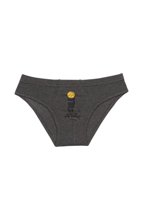 Детски слип за момче,тъмно сив цвят