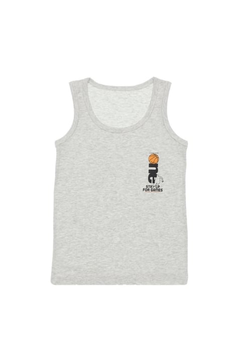 Детски потник за момче, в цвят екрю