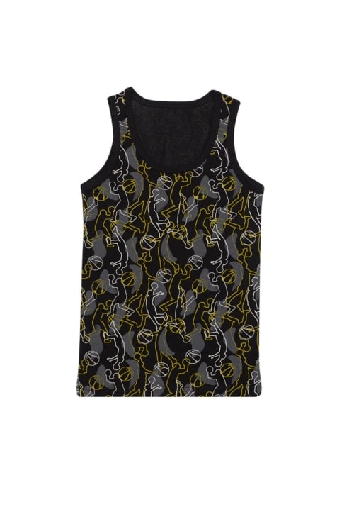 Детски потник за момче, черен цвят