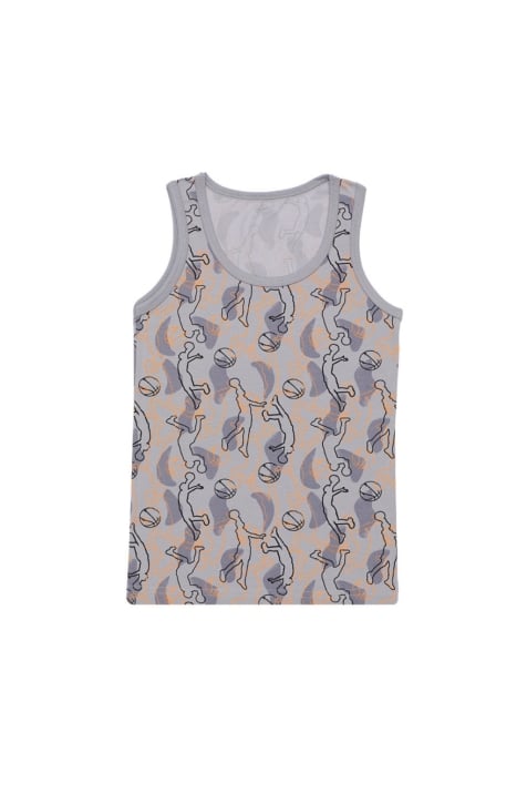 Детски потник за момче,  сив цвят