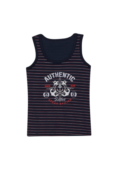 Детски потник за момче, тъмно син цвят