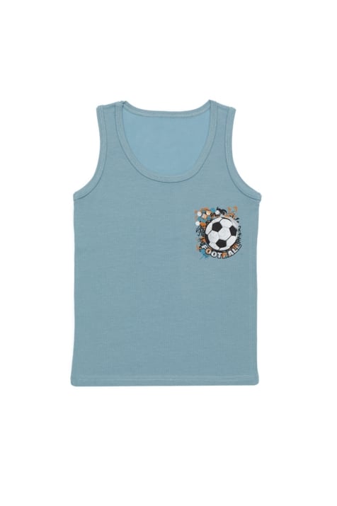 Детски потник за момче,в син цвят 