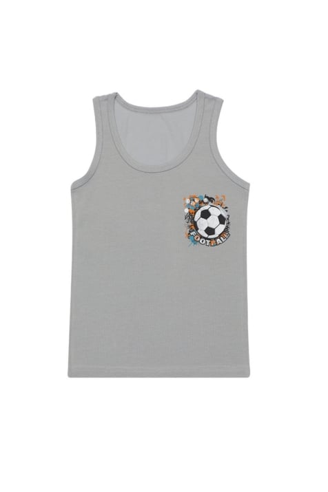 Детски потник за момче,в сив цвят