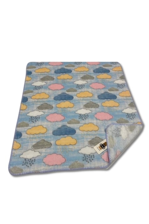 Бебешко одеяло, син цвят